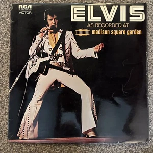 Elvis Presley Live As Recorded At Madison Square Garden Vinyl 1972 RCA Victor LP - Picture 1 of 2
