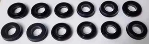 Lot 12 Rubber Wheel Cylinder Rings 1-1/4" A2200248 (BC7532R) - Picture 1 of 3