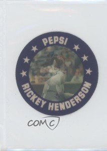 1991 Pepsi Rickey Henderson Food Issue Coins Rickey Henderson (Swinging Bat) HOF