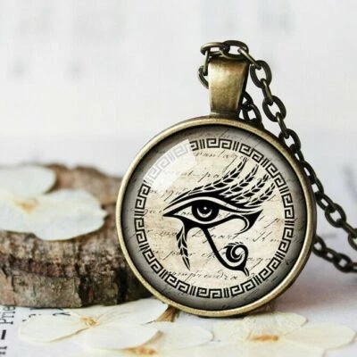 Ciondolo Occhio di Horus Ra Wedjat Egitto Simbolo egiziano di protezione... - Immagine 1 di 4