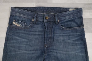 Diesel BUSTER Jeans Regular Slim Tapered Blue Mens W32 L29 Wash 0842N - Imagen 1 de 14