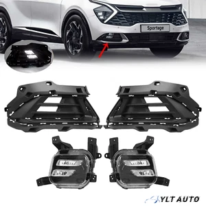 Front Bumper LED Fog Light DRL Driving Light For Kia Sportage LX EX SX 2023-2024 - Picture 1 of 20