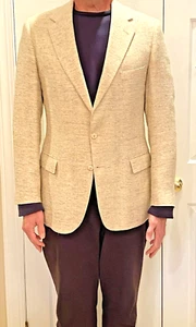 Vintage Polo University Club by Ralph Lauren Tweed Sport Coat Jacket sz 44 - Picture 1 of 19