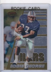 EDDIE GEORGE ROOKIE CARD 1996 Bowman's Best RC Football HOUSTON OILERS TITANS  - Picture 1 of 2
