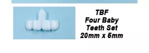 Kemper DOZEN (Row of Four) BABY Acrylic Baby Doll Teeth *Babies by Bernadette* - Picture 1 of 6