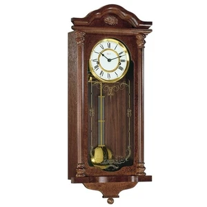 Hermle Fulham Walnut Keywound Striking Wall Clock 70509-030141 - Picture 1 of 3