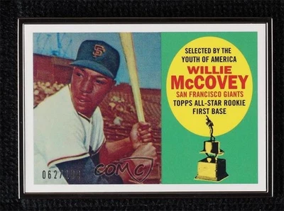 2014 Topps Framed Rookie Reprints Black /199 Willie McCovey #316 HOF - Image 1 of 2