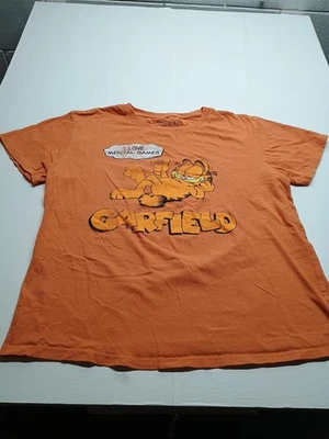 Camiseta Garfield Naranja Mujer Grande Manga Corta Foto 1 de 4