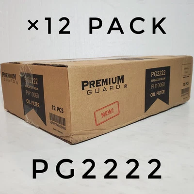 12 Pack Premium Guard PG2222 Engine Oil Filter Replaces PH10060 - Image 1 of 3