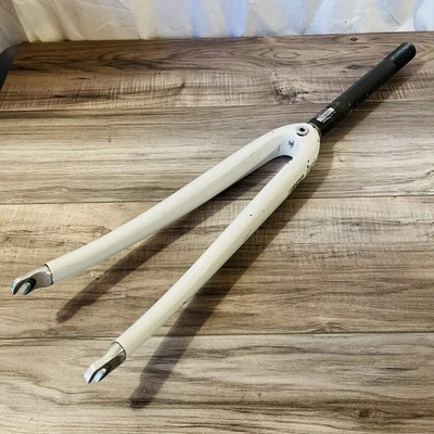 90s era Kestrel EMS 650c Composite Road Fork 1-inch Threaded 220mm Black - Image 1 of 4