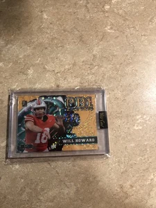 2025 WildCard QB1 On The Clock Will Howard RC Gold Refractor Auto SN 1/1! - Picture 1 of 2