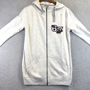 U. of Illinois 1867 Womens Medium Full Zip Hooded Sweatshirt MV Sport Oatmeal - Picture 1 of 12