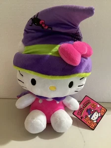 Sanrio Halloween HELLO KITTY WITCH Plush 9” NEW - Picture 1 of 7