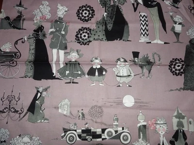 The Ghastlies Alexander Henry A Ghastlie Family Reunion 2011 malva Fat Quarter Foto 1 de 4