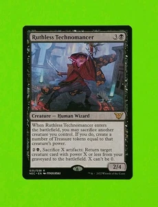 Kamigawa Neon Dynasty - Ruthless Technomancer #35 (R) Magic the Gathering - MTG - Picture 1 of 3