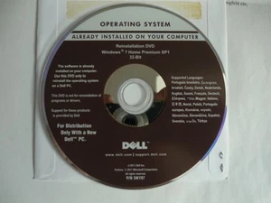 MICROSOFT MS WINDOWS 7 HOME PREMIUM 32 Bit DVD OEM DEUTSCH-MULTILINGUAL TOP ! - Bild 1 von 3