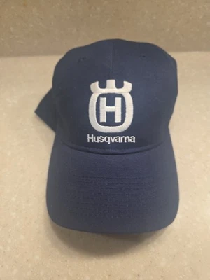 Husquvarna Herramientas para Césped Máquinas Motosierra Correa Azul Promo Sombrero Gorra Foto 1 de 4