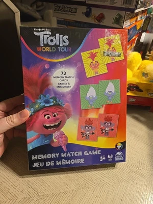 Trolls World Tour Memory Match Game 72 Cards Kids Educational NEW FREE SHIP - Image 1 of 4