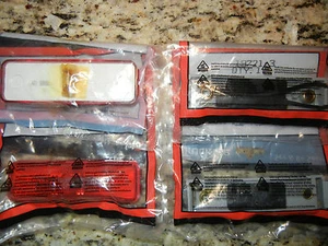 SURFACE MOUNT 12-14 VOLT DC RUNNING LIGHT SET OF TWO WITH WIRED BASES SET OF TWO - Picture 1 of 7