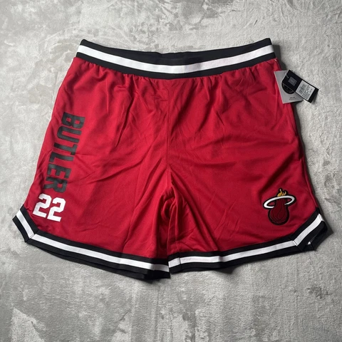 UNK Shorts Mens 2XL Red Jimmy Butler Miami Heat NBA Cover