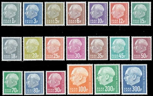 Sarre 409/28 ** Presidente Federal Theodor Heuss (I), con denominación monetaria - Imagen 1 de 1