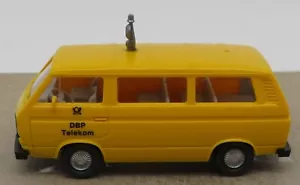 WIKING Ho 1/87 VW Transporter T3 Dbp Telekom Poste Tedesca #16303 Senza Antenna - Foto 1 di 7