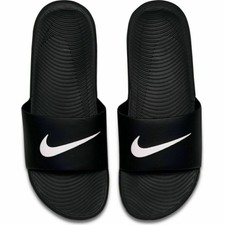 Nike Kawa Slide Men US 10 Black Slides Sandal Pre Owned 1152