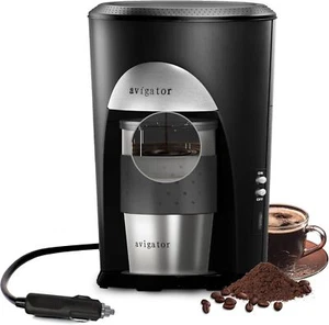 Portable Coffee Maker 12V Car Coffee Maker Travel Coffee Machine Auto Shut Off - Picture 1 of 9