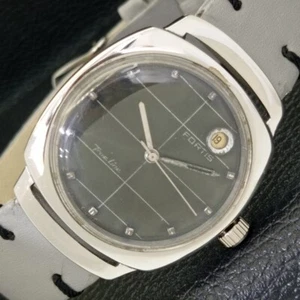 DATE @ 1 FORTIS AUTOMATIC SWISS MENS ORIGINAL DIAL WATCH a431117-a - Picture 1 of 10