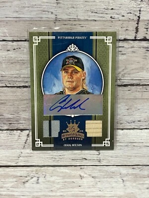 2005 Diamond Kings Signature Materials Gold #178 Craig Wilson Bat + Jsy #'d/50 - Imagem 1 de 2