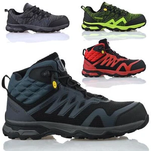 Mens Safety Steel Toe Cap Waterproof Hiking Work Ankle Boots Trainers Shoes Size - Picture 1 of 41