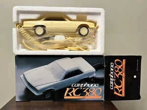 Eversonic Vintage Hotrod Car Phone RC380. NIOB Buttercup Yellow Untested Rare - Photo 1 sur 8