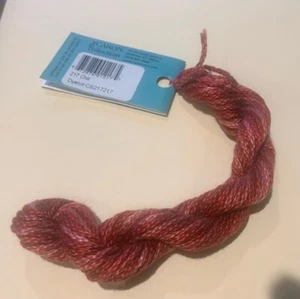 watercolours Caron 1 skien Chili (Reddish) 3 ply Cotton varigated Needlepoint - Picture 1 of 1