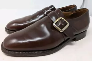 CINTURINO CHURCH’S MONK MARRONE UK 6.5 F – WESTBURY Grado Personalizzato Vintage Alta Fine - Foto 1 di 7