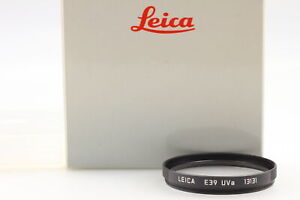 [Near MINT w/Case Box] Leica Genuine E39 UVa Lens Filter 13131  From JAPAN