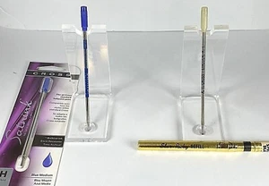 CROSS MED BLUE SATNINK or MED BLACK STAR-RUBY BALLPOINT REFILL HYBRID TECHNOLOGY - Picture 1 of 2