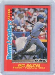 1988 Fleer Kay Bee Toys Team Leaders - #22 Paul Molitor - Picture 1 of 2