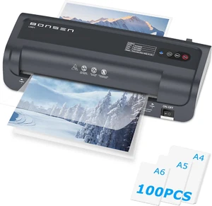 A4 Laminator Machine, 9.33-Inch Thermal Laminator with Never Jam Technology - Picture 1 of 12
