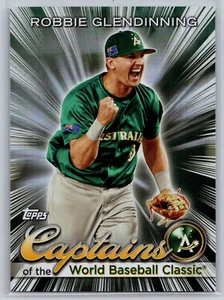 ROBBIE GLENDINNING 2023 Topps World Baseball Classic CAPTAINS INSERT SP #CC1 - Picture 1 of 2