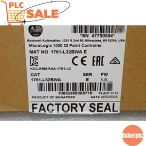 Allen-Bradley 1761-L32BWA MicroLogix1000 32 Point Controller US Free Tax - Picture 1 of 4