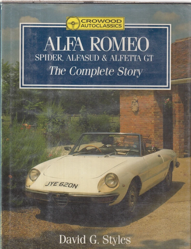 LIBRO DE HISTORIA DE DISEÑO Y PRODUCCIÓN ALFA ROMEO SPIDER ALFAUD & ALFETTA GTV / GTV6 Foto 1 de 1