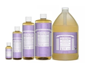Dr. Bronner's Pure-Castile Soap Liquid 18-in-1 Hemp Lavender All Sizes Bronners - Picture 1 of 6