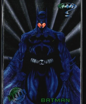 1995 Fleer Metal Batman Forever #1 Batman - Image 1 of 2