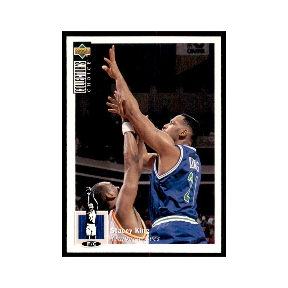 1994 Upper Deck Collector's Choice Stacey King Timberwolves #28 - Image 1 of 3