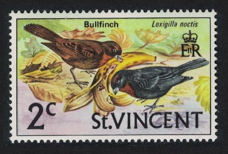St. Vincent Lesser Antillean Bullfinches Birds 2c 1985 MNH SG#287 - Imagem 1 de 1