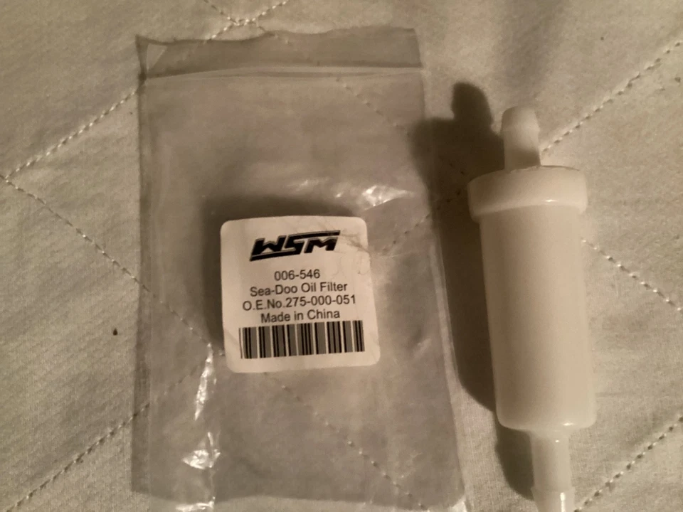 Filtro de aceite en línea WSM Seadoo 580-951 PWC reemplazo OEM 275000051 006-546 Foto 1 de 1