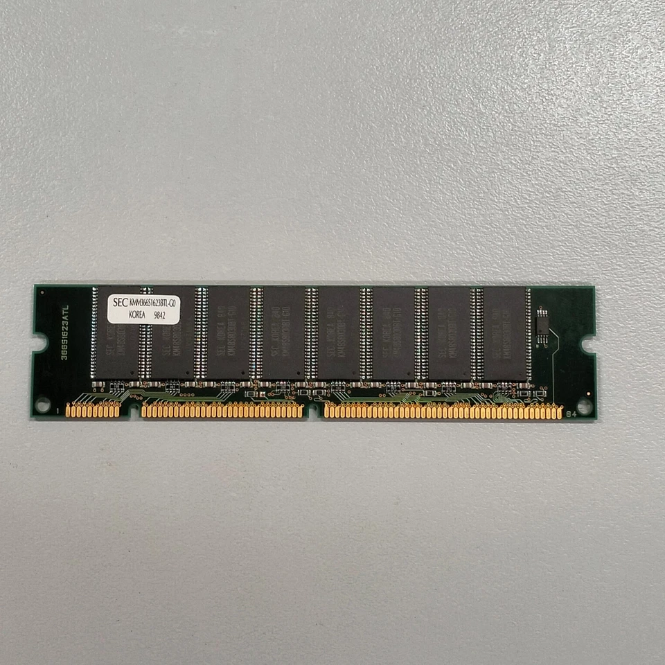Samsung Apple PowerMac G3 128MB PC100 100MHz 168-Pin DIMM KMM366S1623BTL-G0 - Image 1 of 4