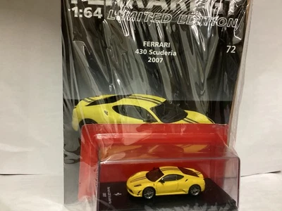 FERRARI 430 SCUDERIA 2007 1/64 die-cast + BOOKLET  Limited edition - Immagine 1 di 4