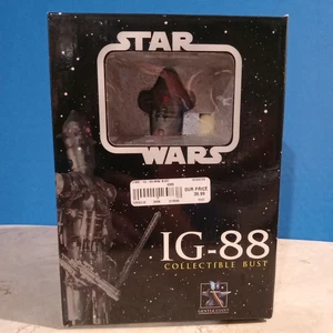 GENTLE GIANT LTD STAR WARS IG-88 BOUNTY HUNTER DROID MINI BUST #4149 of 5000 new - Picture 1 of 9