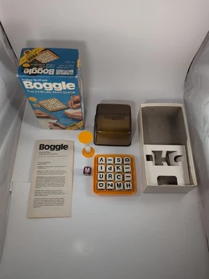 Vintage 1983 Parker Brothers Boggle Game With Challenge Cube Complete - Image 1 of 4